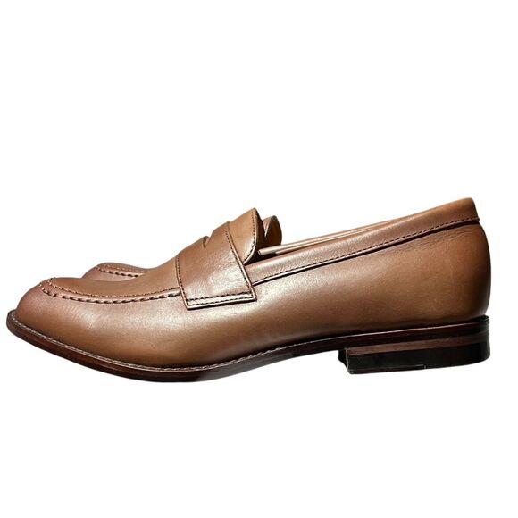 J Crew Shoes Mens 10.5 Brown‎ Leather Penny Loafers Preppy AW268 Luxury Holiday main image 5